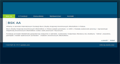 Desktop Screenshot of fundacja.aa.org.pl