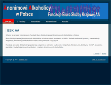 Tablet Screenshot of fundacja.aa.org.pl